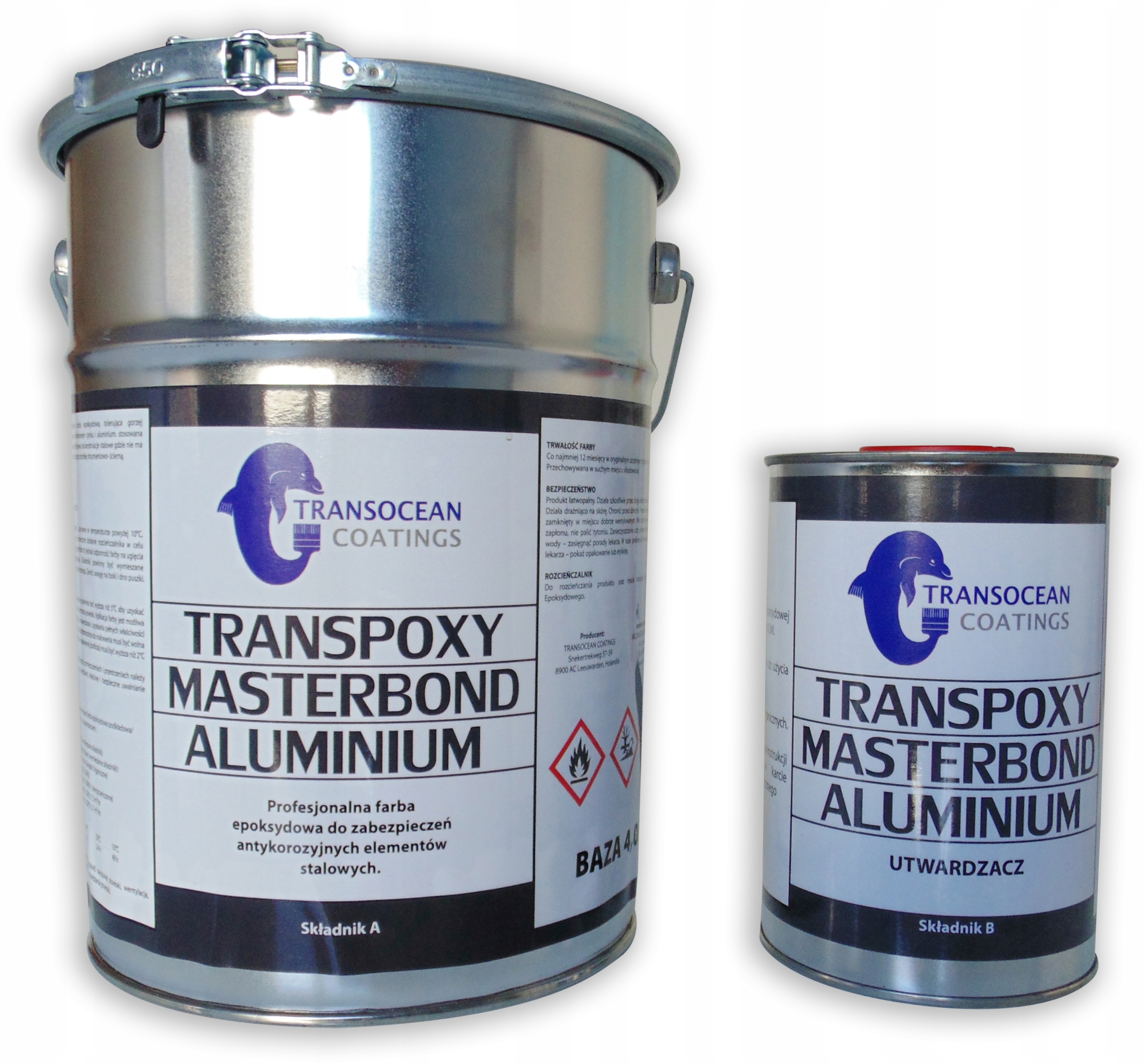 Transpoxy Masterbond hliník 5L